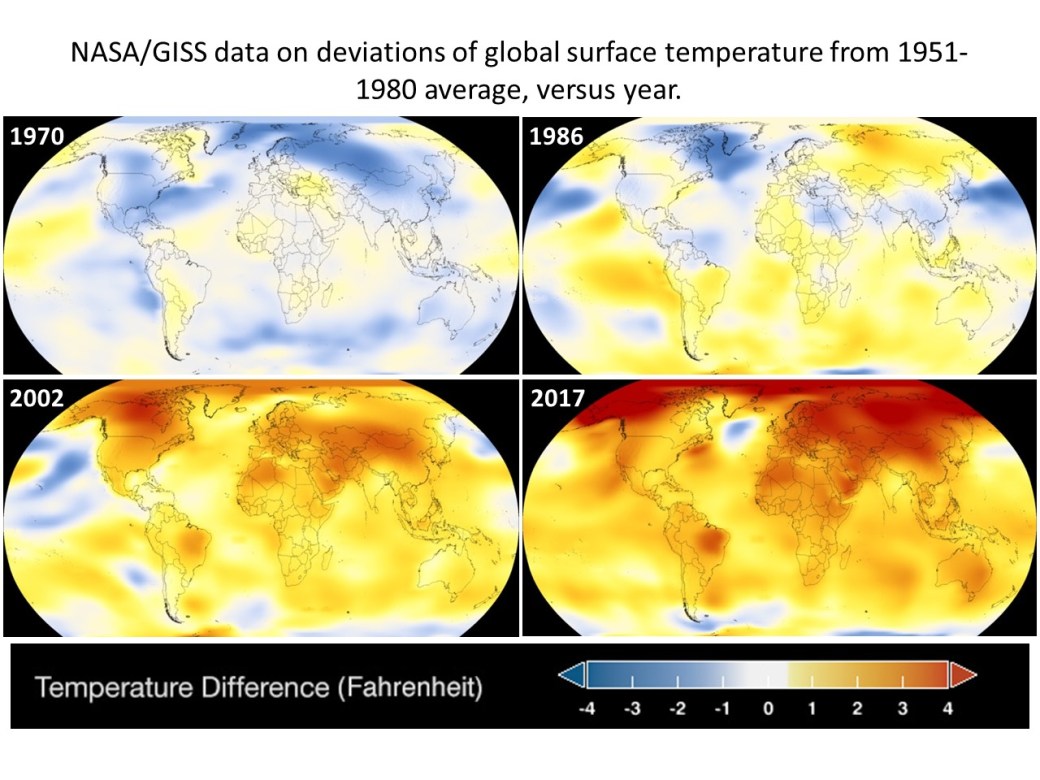 NASA global warming visualization