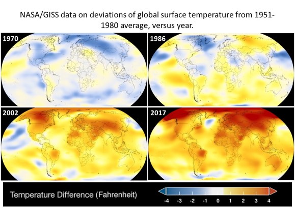 NASA global warming visualization